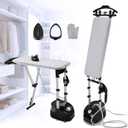 1950W Commercial Standing Garment Steamer for Clothes, 3-in-1 with Dry Ironing Mode, 3 Steam Levels, Rapid Heats in 25s for 80min Steam, 2L Tank, Self-Cleaning & Triple Safety Protection
