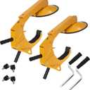 Trailer Wheel Lock 2 Pack Heavy-Duty Adjustable Anti-Theft Trailer Wheel Clamp Locks for Cars, Trucks, SUVs, Camper