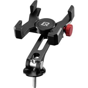 ROCKBROS Bike Phone Holder, Aluminum Bike Phone Mount Holder,Handlebar Mounted Cell Phone Holder for 4.7-7.1 Inch Phones Headset Cap Mount