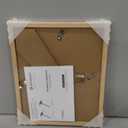 upsimples 8x10 Picture Frame, Natural Solid Wooden Picture Frames, Display 5x7 with Mat or 8 x 10 Without Mat, Wall or Tabletop, 1 Pack, Natural