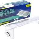 DGQ Unbreakable Air Deflector 8" to 12" Adjustable Heat and Air Vent Deflector Magnetic for Floor Registers, Also Work for Vents, Sidewall, and Ceiling Registers