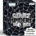 ArtCreativity Giant Spider Halloween Decorations, Includes Two 24" Spiders and a 16.4' Spider Web, Outdoor Spider Web Decoration with 2 Giant Spiders, Outdoor Halloween Decorations for Haunted House