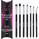 KESHIMA Professional Eye Makeup Brushes Set with Eyeshadow & Blending Brush, Smudge, Angled Crease, Pencil, Angled Eyeliner and Bent Eyeliner