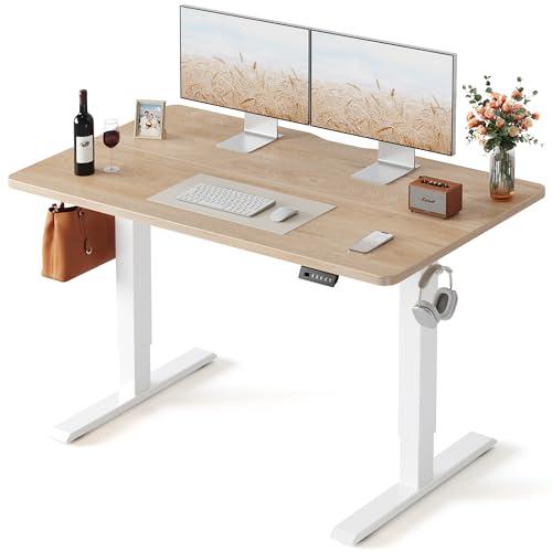 FEZIBO Standing Desk 48 × 24 Inch Electric Height Adjustable, Maple
Sit and Stand Up Adjustable Desk, Home Office Computer Desk with 3 Customizable Memory Presets
