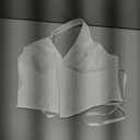 Benfoly Women's Y2K Leather Halter Top Backless Corset Bustier Top Lace Up Sexy Going Out Crop Tank Halter Neck Party Club White L