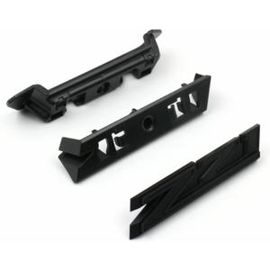 1Pc 2019-2023 Z71 Front Grille Emblem 3D Fender Badge Grill Replacement for New Generation Silverado 1500 84384428 OEM (Matte Black)