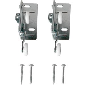 Prime-Line N 6530 Steel, Top Mount, Twin Pocket Door Roller, fits Cox Doors (2 Pack)