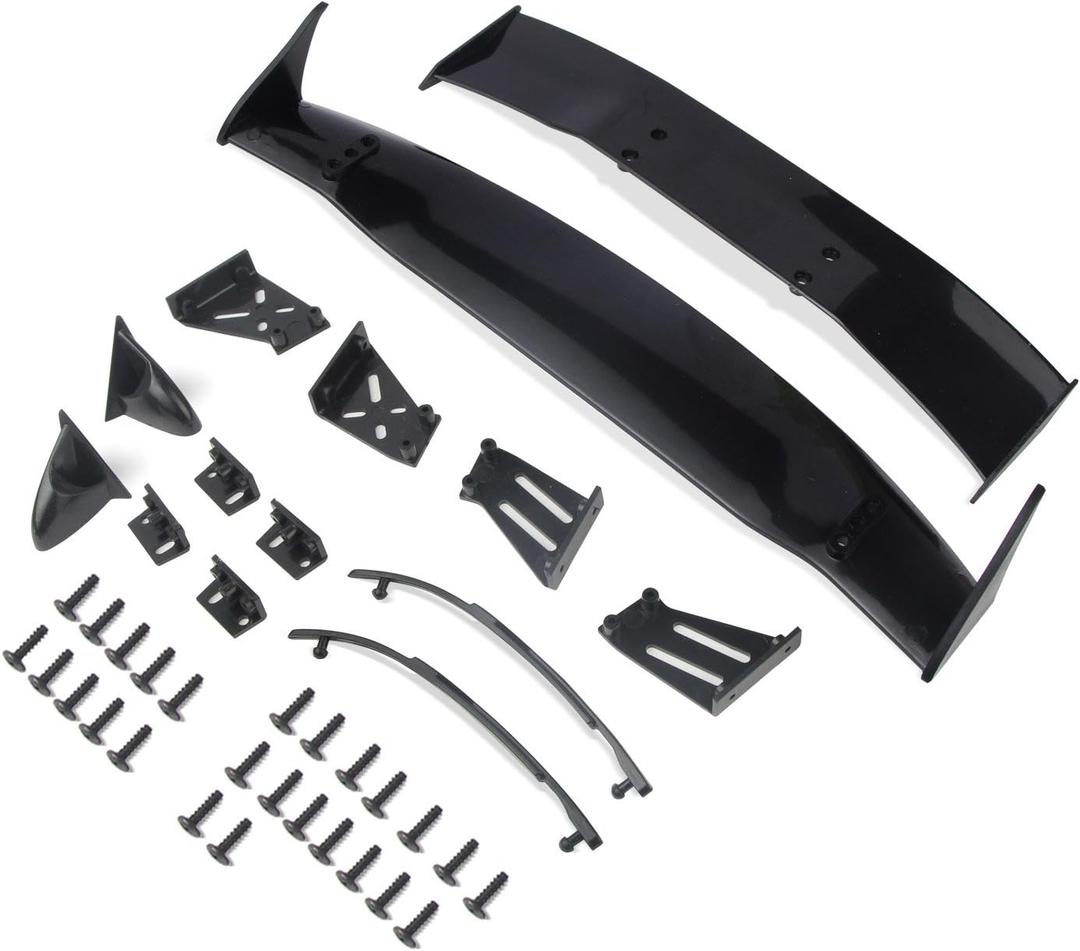 Coolplay 1/10 RC Car Body Wing Spoiler Body Shell Rear Spoiler Tail Wing Side Mirror Toy Vehicles Parts