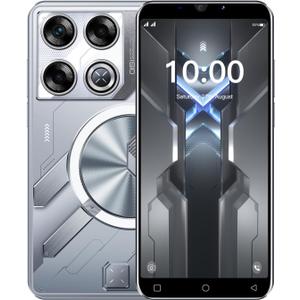 Mobile Phone, 5.0 inch Android 9.0 OS,16GB ROM (SD to 128GB), Dual SIM Dual CamerasFace ID Unlock Cell Phones (GT20Pro-Argent)