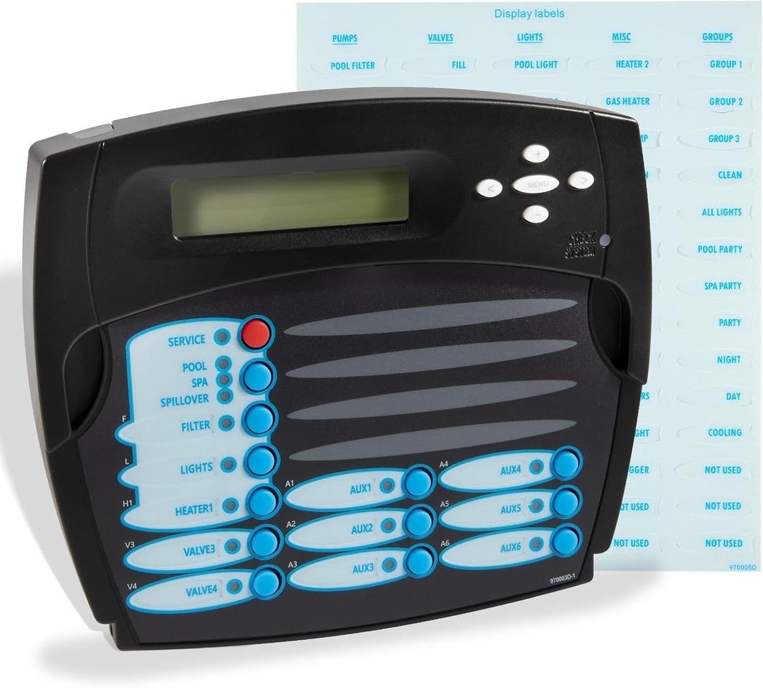 Yoursme GLX-Local-PS-8 Local Display and Keypad Replacement for Hayward Goldline Aqua Logic Automation and Chlorination Models AQL-PS-8-V, AQL-PS-8, PS-8 System