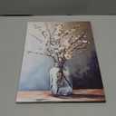 daktenn Floral Canvas Wall Art Bathroom Wall Art Pictures Wall Decor Home Decor Wall Decor for Bedroom Livingroom 12x16 Inches (Botanical Serenity: Blush Blooms & Mercury Glass)