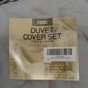 Nestl Grey Lavender Duvet Cover Queen Size - Soft Prewashed Queen Duvet Cover Set, 3 Piece, with Zipper Closure, 1 Duvet Cover 90x90 inches and 2 Pillow Shams - No Comforter
