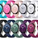 DaQin 10 Pack Bands Compatible with Samsung Galaxy Watch 7/6/5/4 40mm 44mm/Watch 6 Classic 43mm 47mm/Watch 5 Pro 45mm/Watch 4 Classic/Active 2 Band, 20mm Soft Silicone Sport Strap Wristbands Women Men
