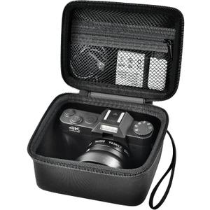 Comecase Vlogging Camera Case Compatible with for Duluvulu/for VJIANGER/for JGIPL/for TEBNGIHNM 4K Digital Cameras for Youtube. Vlog Camera Carrying Storage for Lens and Other Accessories (Box Only)