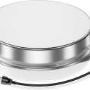 Chicken Water Heater, 110 Watt Chicken Waterer Heated Base 11 in for Metal Poultry Founts, Chicken Drinker Heater for Winter (Grey)