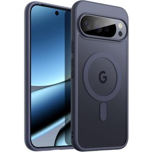 JETech Magnetic Case for Google Pixel 10 Pro XL 2025, Compatible with MagSafe and Pixelsnap Charger, Translucent Matte Back Shockproof Phone Cover (Moonstone)