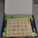 Large Handwriting Magic Grooved Practice Copybook Set: 5-Pack with Wooden Alphabet Tracing Board, Reusable Letter Learning Kit for Kid Age 3-8, Ideal for Kindergarten and Preschool Calligraphy Control