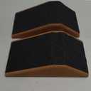 UNMERA Squat Wedge Block 2PCS Non Slip Professional Ramp, Platform for Heel Elevated Squats and Calf Raises (Standard-Wood Color)