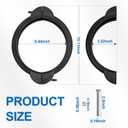 Pool Clamp Collar Ring Replacement Part with Screws，Compatible with Intex 12 & 14 Inch Sand Filter Pump
