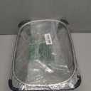 Kitchen Supply Stainless Steel Colander Strainer - 6-Quart Collapsible Colander with Expandable Rubber Handles - Rectangular Sieve, Fine Mesh Stainless Steel Strainers and Colanders for Kitchen