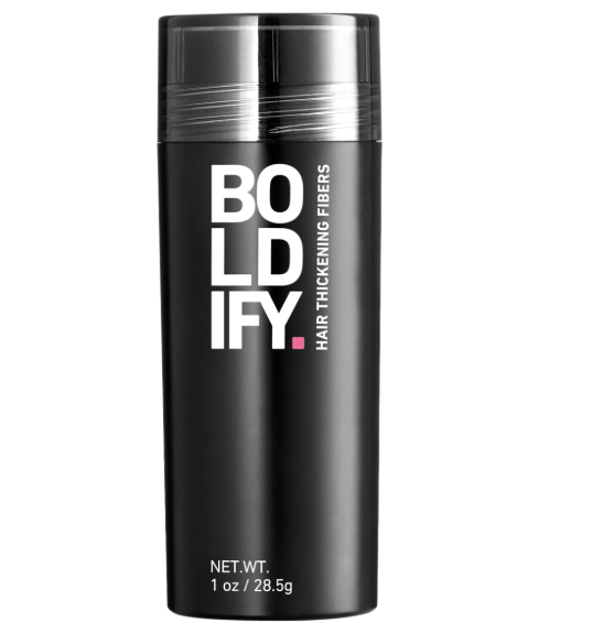 BOLDIFY Hair Fibers for Thinning Hair, for Women & Men, Light Brown 28.5g | Instantly Fills Thinning & Fine Hair for a Fuller, Thicker Look - Thin Spot Cover Up - Hair Building Fibers & Hair Powder
