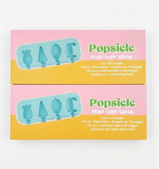 Silicone Fruit Pop Mold 2 Pack