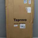 Teprovo Folding Hand Truck Dolly Cart,340LB Capacity Portable Aluminum Dolly Cart with Telescoping Handle and 7 Inch Rubber Wheels for Moving,Shopping,Travel,Office Use