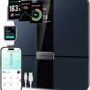 Etekcity FSA&HSA Eligible Smart Scale for Body Weight Fat, Digital Weighing Machine for Accurate BMI Muscle Mass Composition, Apple Health Compatible Fitness Equipment,TFT,‎Tempered Glass,Black