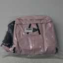 Zecti Travel Laptop Backpack for Men Women 17 Inch Casual Backpack for Work,Travel,Carry on College Backpack with USB Charging Hole, Water Resistant,Large Capacity Pink