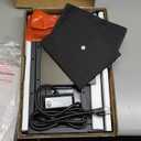 C Shaped End Table with Charging Station, Small Side Table for Couch Recliner, Slide Under Sofa Desk Snack Tables with Storage Bag & AC / USB Outlet, Small Spaces Drink Tables for Living Room, Bedroom