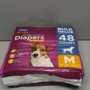 Inspire Pet Care Dog Diapers Female Dogs | Bulk Value Doggie Incontinence, Accidents, for Heat, Pee or Period and Housebreaking (Medium (48 Count))