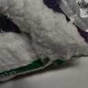 Electric Heated Blanket 72"x84" Full Size Flannel & Sherpa - 4 Heat Settings & 10H Auto Shut Off for Safe Overnight Use, Fast Heating, Machine Washable for Bed, Couch, Office - Purple