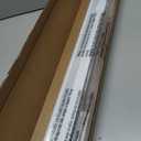 LazBlinds Cordless Cellular Shades, No Tools No Drill Blackout Honeycomb Shades Pleated Blinds for Windows, 29'' W x 36'' H, Silver White