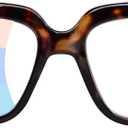 OPTOFENDY Progressive Multifocus Reading Glasses for Women Oversized Blue Light Blocking Oprah Style Computer Readers (Tortoise)