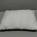 Toddler Pillow,13 x 18 Toddler Pillows for Sleeping,Machine Washable Kids Pillow, Perfect for Travel,Toddlers Cot(Not Included Pillowcase) (White Stripe Pillow Insert)