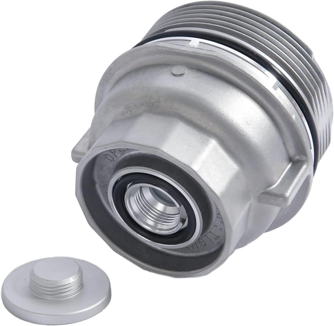 Engine Oil Filter Cap Assembly - Replaces 15620-31060, 917-016, 15643-31050, 1564331050 - Compatible with Toyota, Lexus, Scion Vehicles - 2005-2021 - Avalon, Camry, Highlander, RAV4, Sienna, Venza