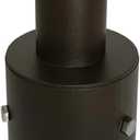 Bronze Tenon Adapter for 4" Round Pole,Top Tenon for 2 3/8" Slip Fitter Mount,Steel Led Shoebox Light Mount, Easy to Install Pole Adapter,Poweder Coated Finish