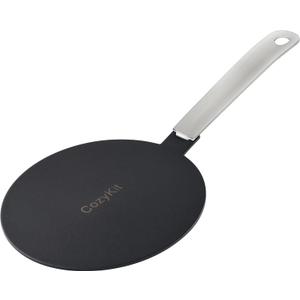 7.5inch Heat Diffuser Stainless Steel Induction Adapter Plate Removable Handle Coffee Milk Cookware Induction Hob Heat Cooking Diffuser for Electric Stove (20cm)