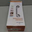 LEVERLOC 2 Pack Shower Grab Bars for Bathtubs and Showers, Easy to Install Suction Shower Handles for Bathroom Removable Handrails for Seniors Elderly Heavy Duty Safety Grip Waterproof Drill Free Gray (16.8 2 Set)