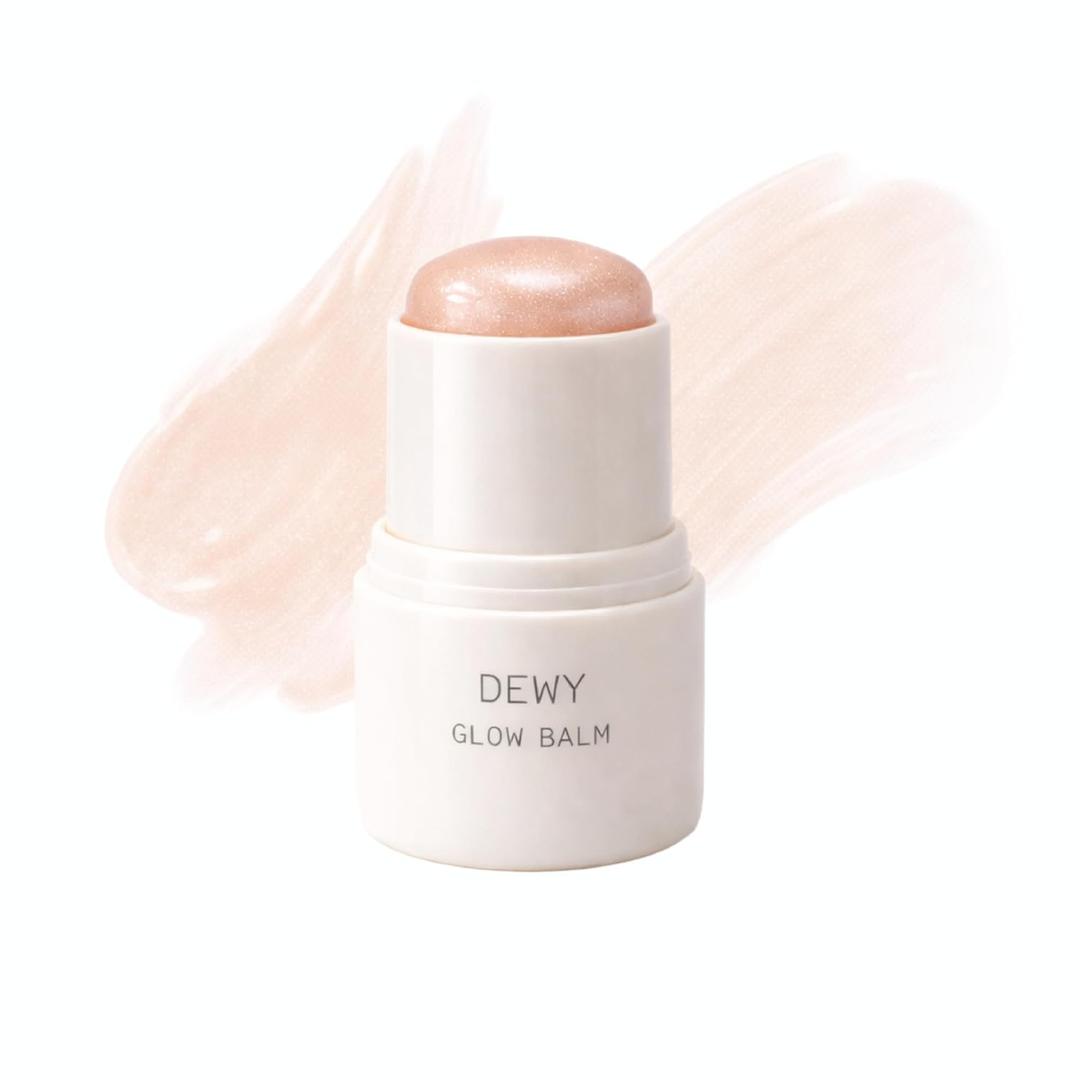 Glow Balm  Glass Skin Primer, Dewy Face Balm with Plant Based Squalane, Hydrating Glow Moisturizer, Natural Radiant Finish