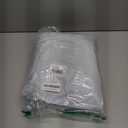 25 Pack Silver Foil Curtain Backdrop, 3.3x8.2FT Tinsel Curtain, Fringe Curtains Party Decorations, Curtains Photo Backdrops Streamer Party Supplies for Birthday Christmas Party Decorations