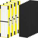 4 Pack FLT4825 HEPA Filter B Replacement Compatible with G-Guardian Air Purifier AC4825 AC4825E AC4825W AC4850 AC4300 AC4800 AC4900, 4 True HEPA Filters & 8 Carbon Pre-Filters, Yellow