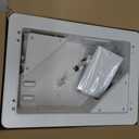 in-Wall TV Box with Flange for Home Theater Installation, 11.9" x 8.4" Cord Hider for Wall Mounted TV, with 2 Outlets, Cable Bracket, LV Cable & 1-1/2" ENT Entrance, Ideal for New or Retrofit Job