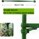 36PCS Plant Stake Arms for Tomato CageExpandable 11.8" Plant Supports Trellis Connector Clips for 11mm Garden Plants Stakes Stand Outdoor/Indoor