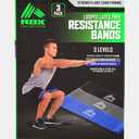 RBX Flat Latex Free Resistance Bands 3 Levels 3 Pack x 2