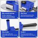 Sheet Metal Bender One Station Disc,90°-180° Bending Angle Sheet Metal Roller,Bending Capacity:Makes 0.59" - 1.18" Curved,Configure Rotary Ergonomic Handle