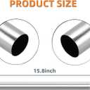 Metal Extension Wand Hose Replacement for Eureka 3670M Canister Vacuum Models 3670M 3670 3680 3670G 3670H 3672 3673 3674 3682 Series (15.8inch, Pack of 2)