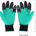 RZJZGZ 2 Pairs Garden Gloves with Claws for Women and Men Both Hands Gardening Work Gloves Garden Gloves Yard Work Safe Gloves for Easy Digging Planting