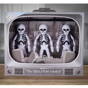 Disney100 Years of Wonder Walt Disney Presents Silly Symphonies Skeleton Dance Collectible Plush Stuffed Doll, Kids Toys for Ages 5 Up, 