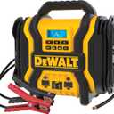DEWALT DXAEPS14-Type2 2000 Peak Battery Amp 12V Automotive Battery Booster Jump Starter/Power Station with 120 PSI Compressor, 500W AC Power Inverter, and 15W USBa & 25W USB Ports